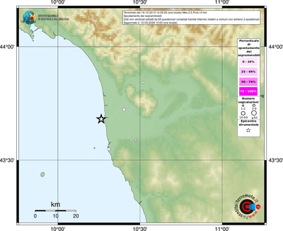Mappa comuni con almeno 3 questionari