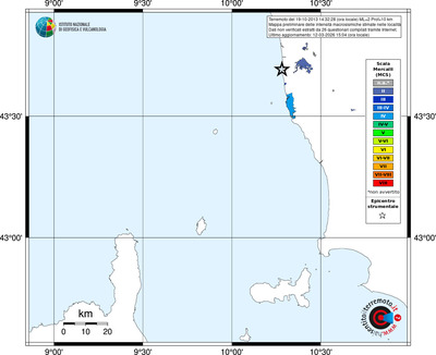 Mappa MCS - territori località
