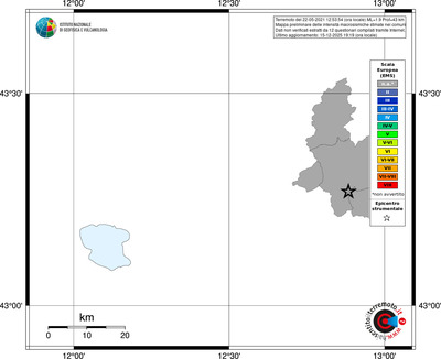 Mappa EMS - territori comuni