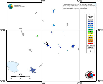 Mappa MCS - territori località