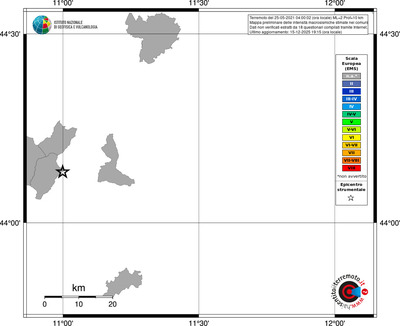 Mappa EMS - territori comuni