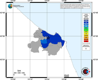 Mappa EMS - territori comuni