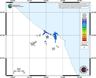 Mappa MCS - territori località