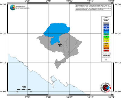 Mappa EMS - territori comuni