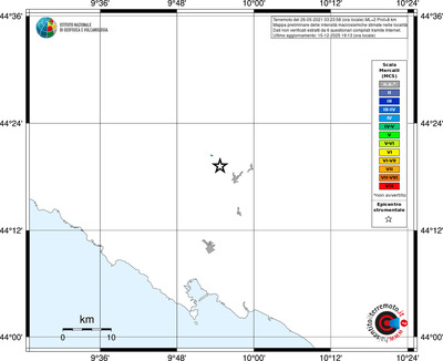 Mappa MCS - territori località