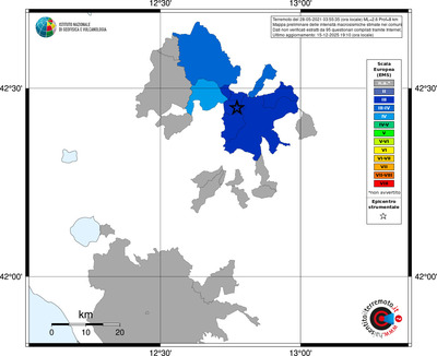 Mappa EMS - territori comuni