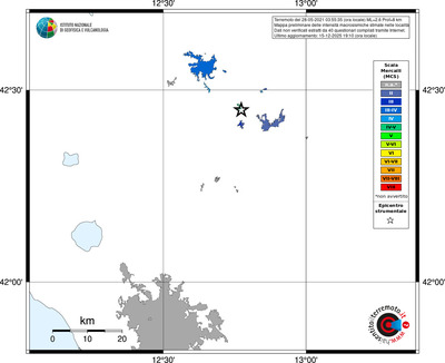 Mappa MCS - territori località