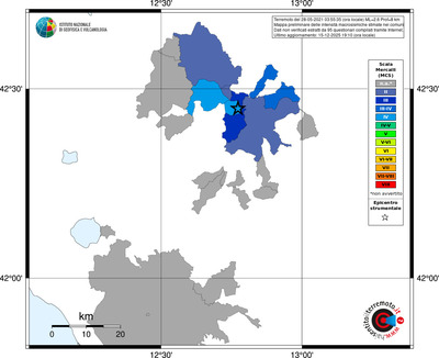 Mappa MCS - territori comuni