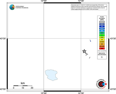 Mappa EMS - territori località