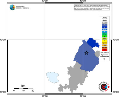 Mappa MCS - territori comuni
