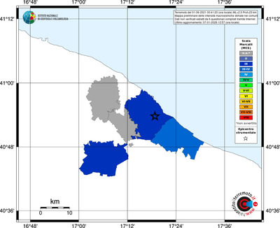 Mappa MCS - territori comuni