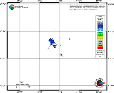Mappa EMS - territori località