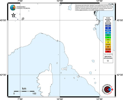 Mappa EMS - territori località