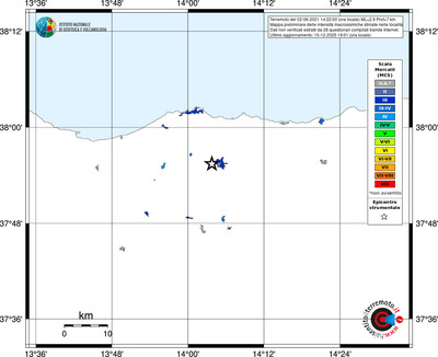 Mappa MCS - territori località