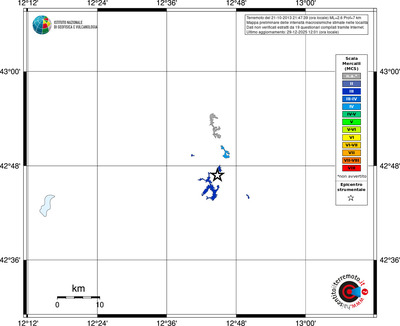 Mappa MCS - territori località