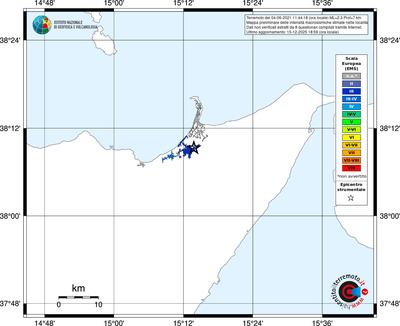 Mappa EMS - territori località
