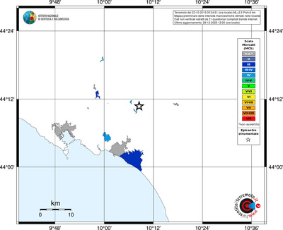 Mappa MCS - territori località