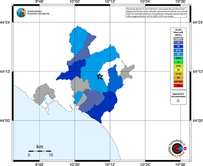 Mappa MCS - territori comuni