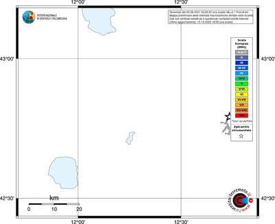 Mappa EMS - territori località
