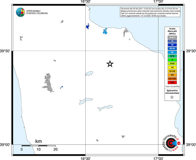 Mappa MCS - territori località