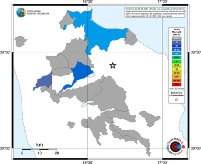 Mappa MCS - territori comuni