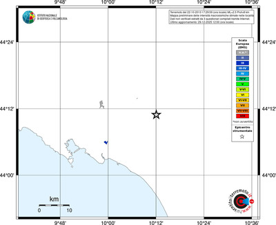Mappa EMS - territori località