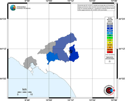 Mappa MCS - territori comuni