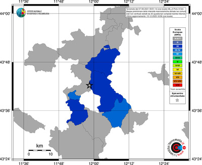 Mappa EMS - territori comuni