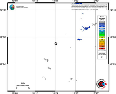 Mappa EMS - territori località