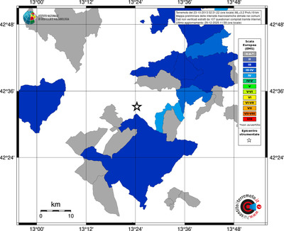 Mappa EMS - territori comuni