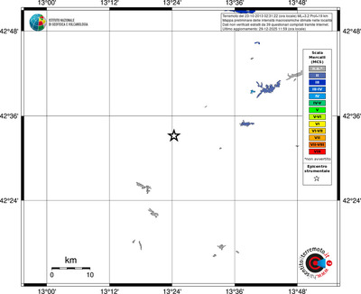 Mappa MCS - territori località