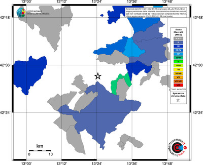Mappa MCS - territori comuni