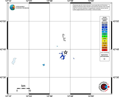 Mappa EMS - territori località