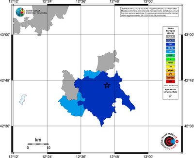 Mappa EMS - territori comuni