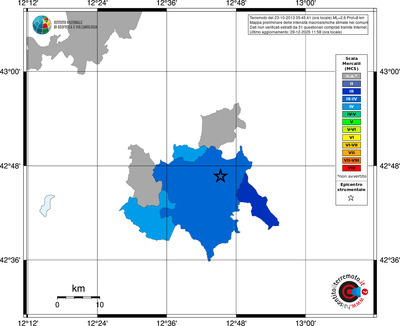 Mappa MCS - territori comuni