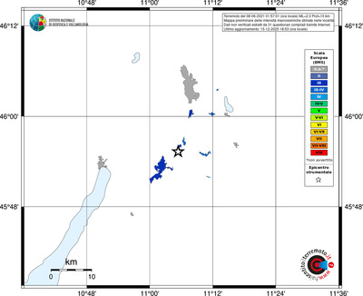 Mappa EMS - territori località