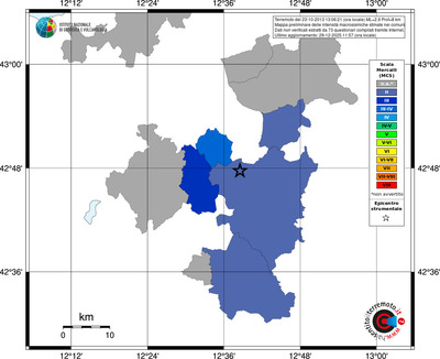 Mappa MCS - territori comuni