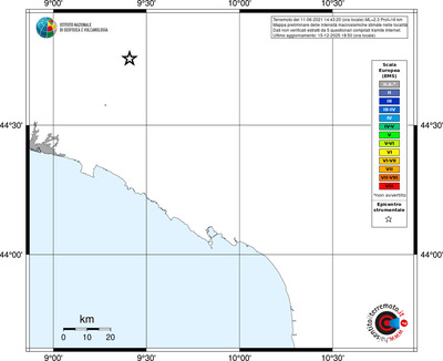 Mappa EMS - territori località