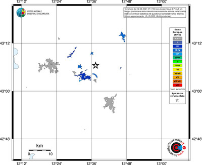 Mappa EMS - territori località