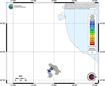 Mappa EMS - territori comuni