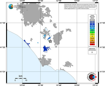Mappa MCS - territori località