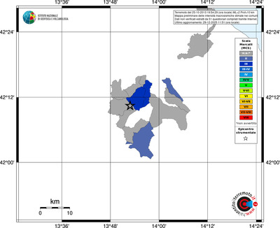 Mappa MCS - territori comuni