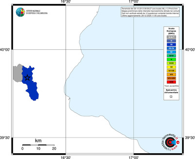 Mappa EMS - territori comuni