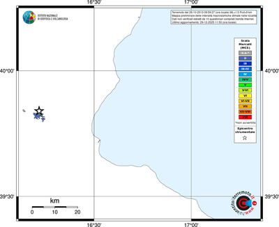 Mappa MCS - territori località