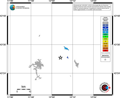 Mappa MCS - territori località