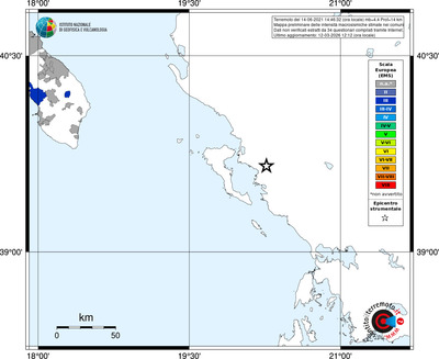 Mappa EMS - territori comuni