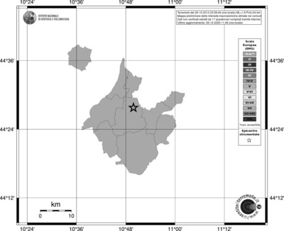 Mappa EMS - territori comuni