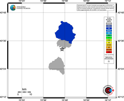 Mappa EMS - territori comuni