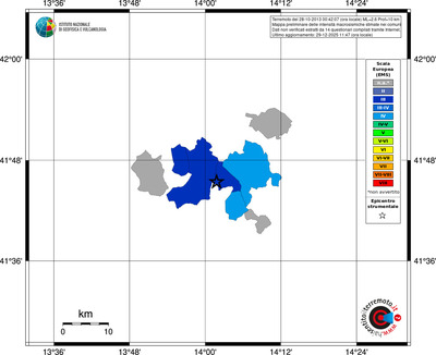 Mappa EMS - territori comuni