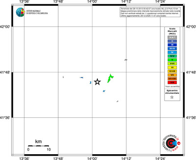 Mappa MCS - territori località